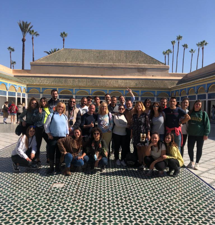 Grupo en Palacio Bahía